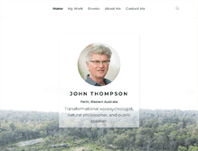 Tablet Screenshot of johnthompson.com.au